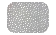 Diaper - 20573 - TETRA PRINT - EGA - GWIAZDOZBIÓR - WHITE/GREY- size 70x80 cm