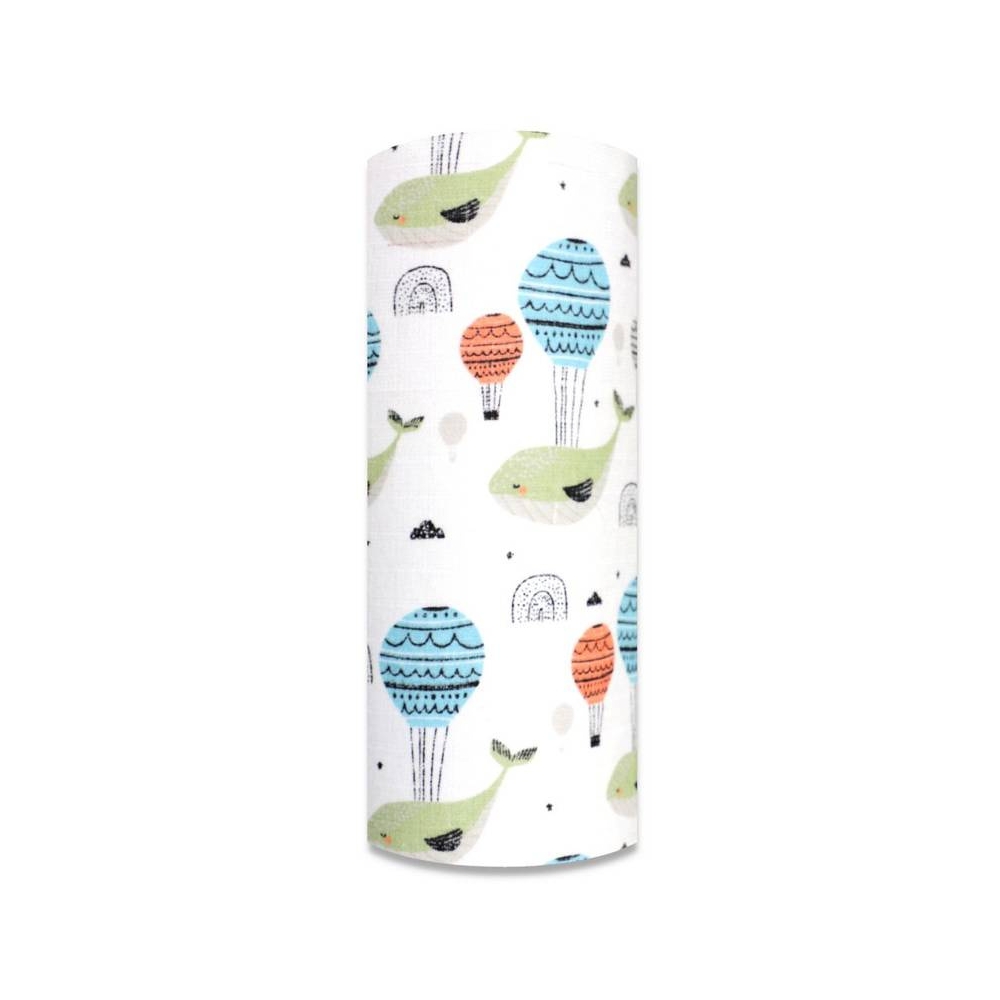 Diaper - 26810 - TETRA PRINT - EGA - Z GŁOWĄ W CHMURACH - size 70x80 cm