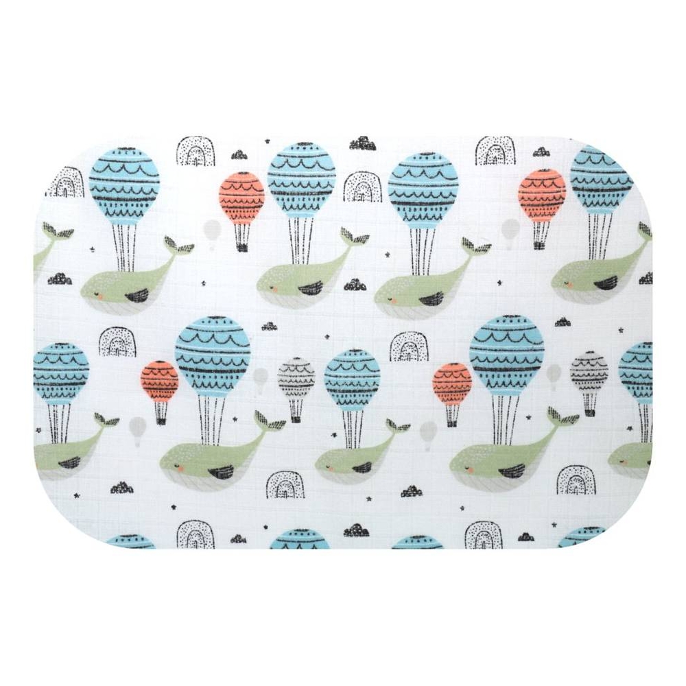 Diaper - 26810 - TETRA PRINT - EGA - Z GŁOWĄ W CHMURACH - size 70x80 cm
