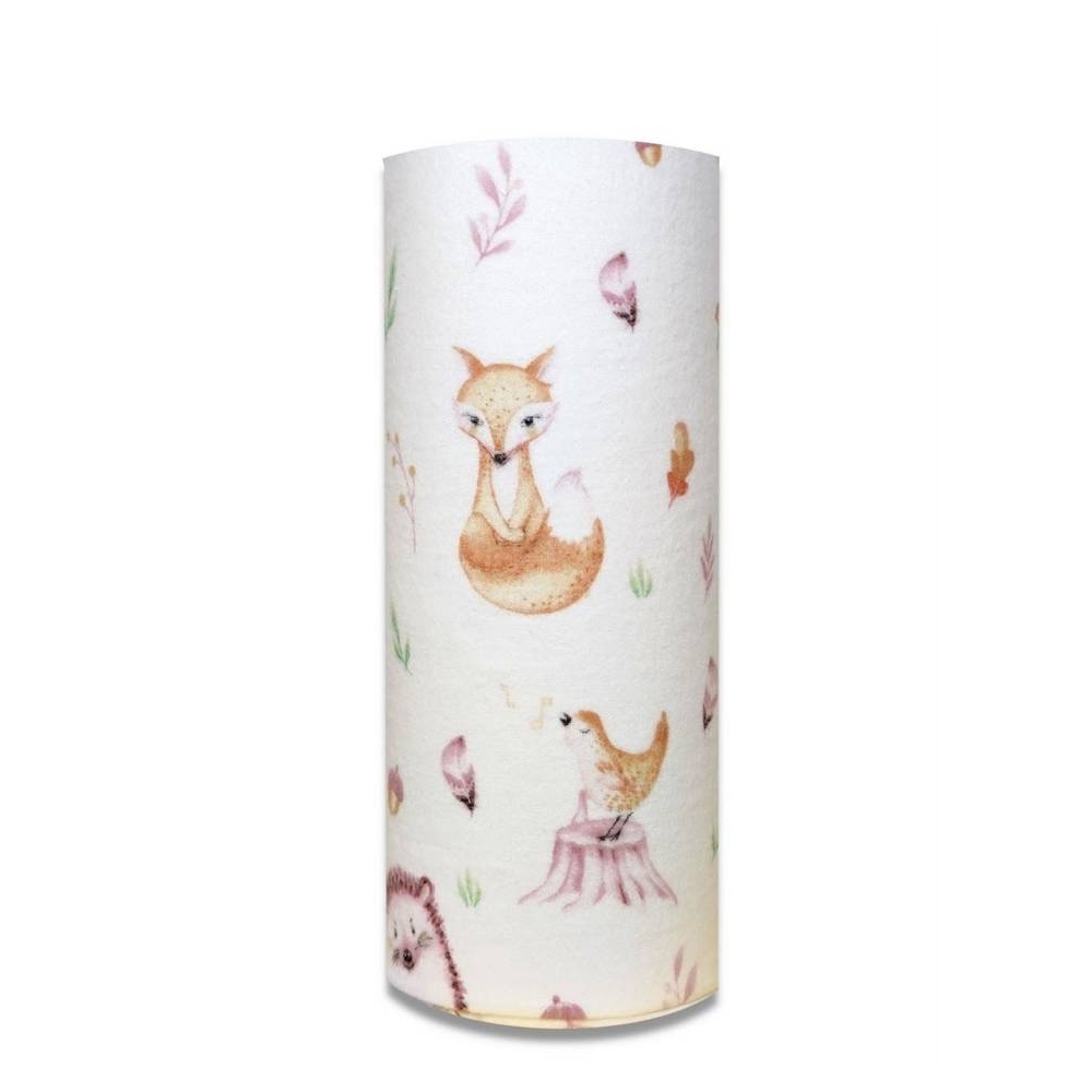 Diaper - 24823 - FLANNEL PRINT - EGA -  PTASZEK I PIÓRKO - size 70x80 cm