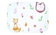 Diaper - 24823 - FLANNEL PRINT - EGA -  PTASZEK I PIÓRKO - size 70x80 cm