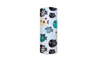 Diaper - 25578  - FLANNEL PRINT - EGA - RYBKI - TURKUS - size 70x80 cm