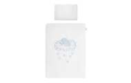Cover set -  2 pcs - 120x90, 40x60 - ANIOŁEK - P02-0135 - BLUE