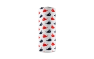 Diaper - 19652 - TETRA PRINT - EGA - WIELORYB - NAVY BLUE/RED - size 60x80 cm