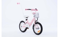 Bicycle - XXV- TOMABIKE 14"  - PLATINUM -  LIGHT PINK