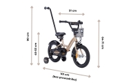 Bicycle - XXV - TOMABIKE 14"  - PLATINUM -  GOLD