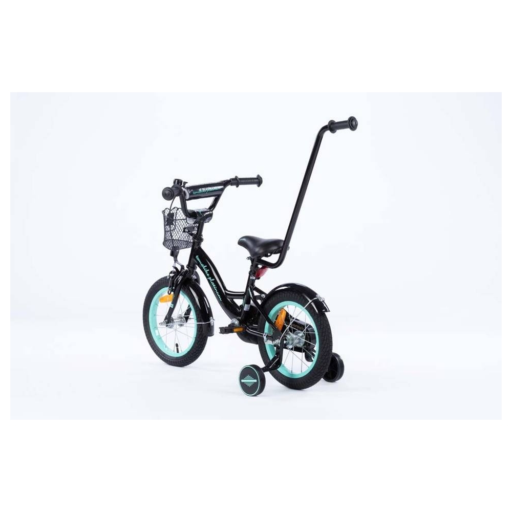 Dviratis - XXV- TOMABIKE 14" - PLATINUM - BLACK / TURKUS