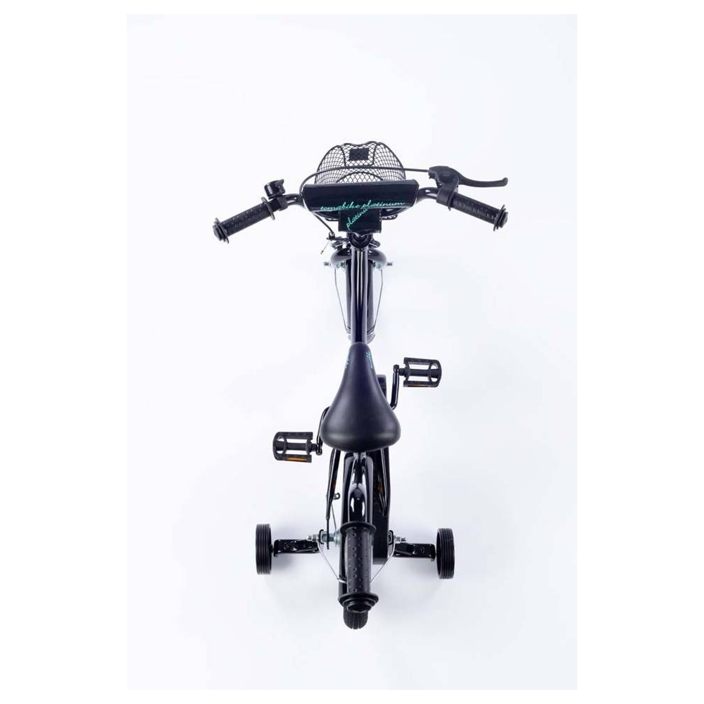 Dviratis - XXV- TOMABIKE 14" - PLATINUM - BLACK / TURKUS