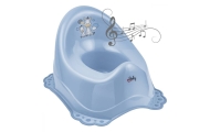 Naktipuodis muzikinis ir guminis - ZEBRA - MĖLYNA