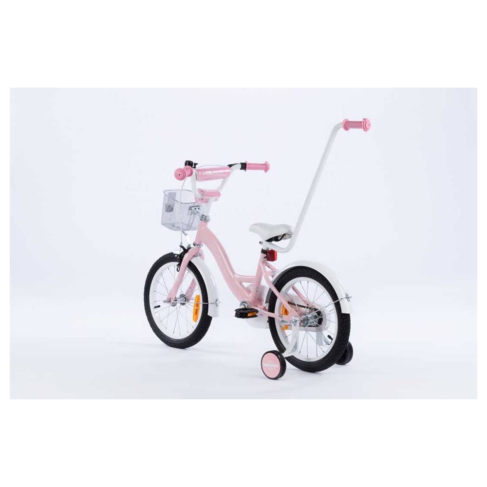 Dviratis - XXV - TOMABIKE 16" - PLATININIS - ŠVIESIAI ROŽINIS