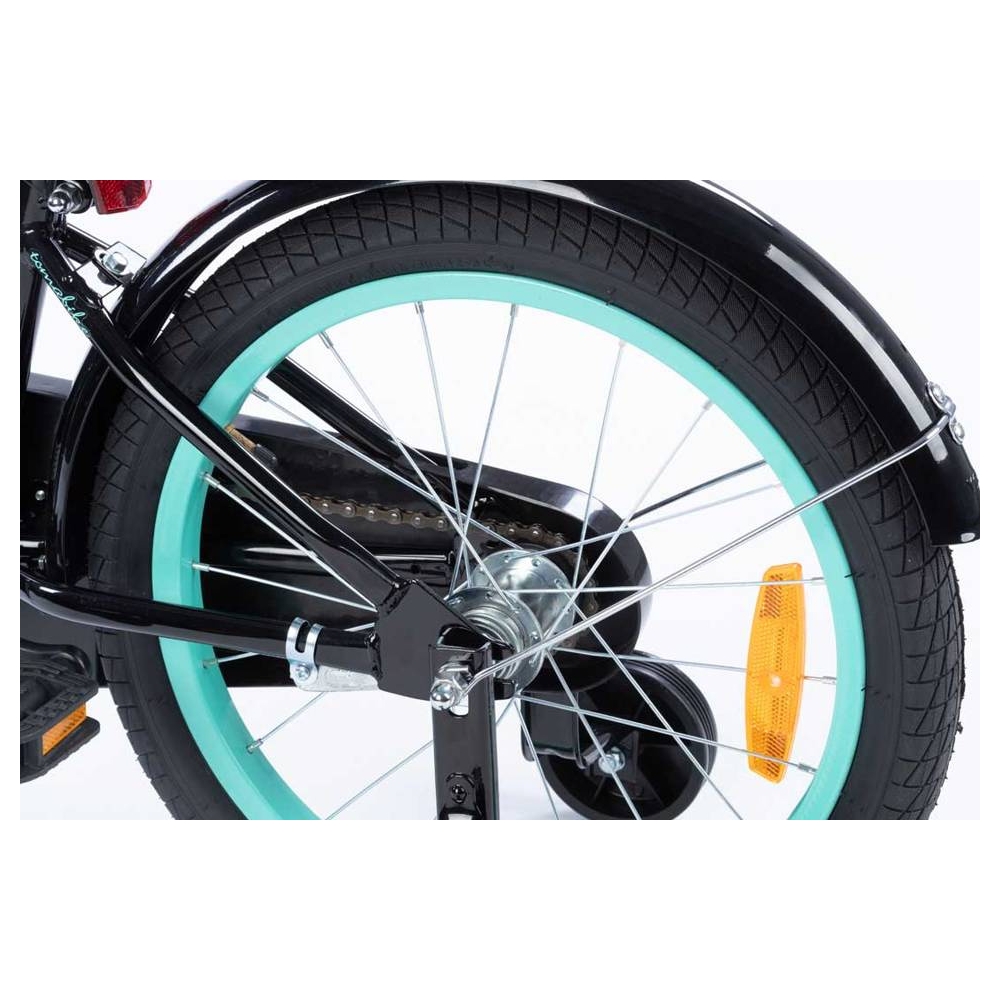 Bicycle - XXV - TOMABIKE 18"  - PLATINUM - BLACK / TURKUS