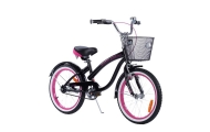 Bicycle - XXIII - TOMABIKE 18"  - CRUISER - BLACK / PINK