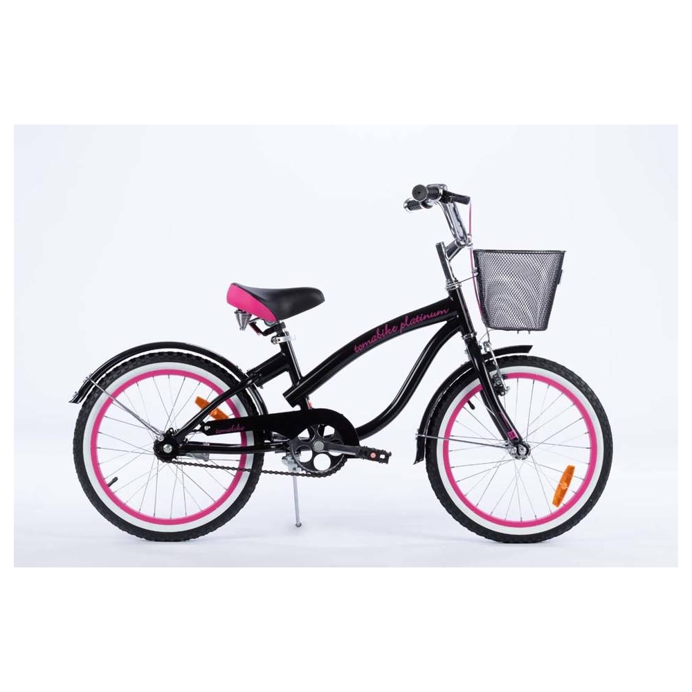 Bicycle - XXIII - TOMABIKE 18"  - CRUISER - BLACK / PINK