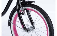 Dviratis - XXIII - TOMABIKE 18" - CRUISER - JUODA / ROŽINĖ
