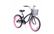 Dviratis - XXIII - TOMABIKE 20" - CRUISER - JUODA / ROŽINĖ