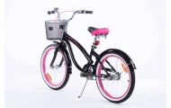 Bicycle - XXIII - TOMABIKE 20"  - CRUISER - BLACK / PINK