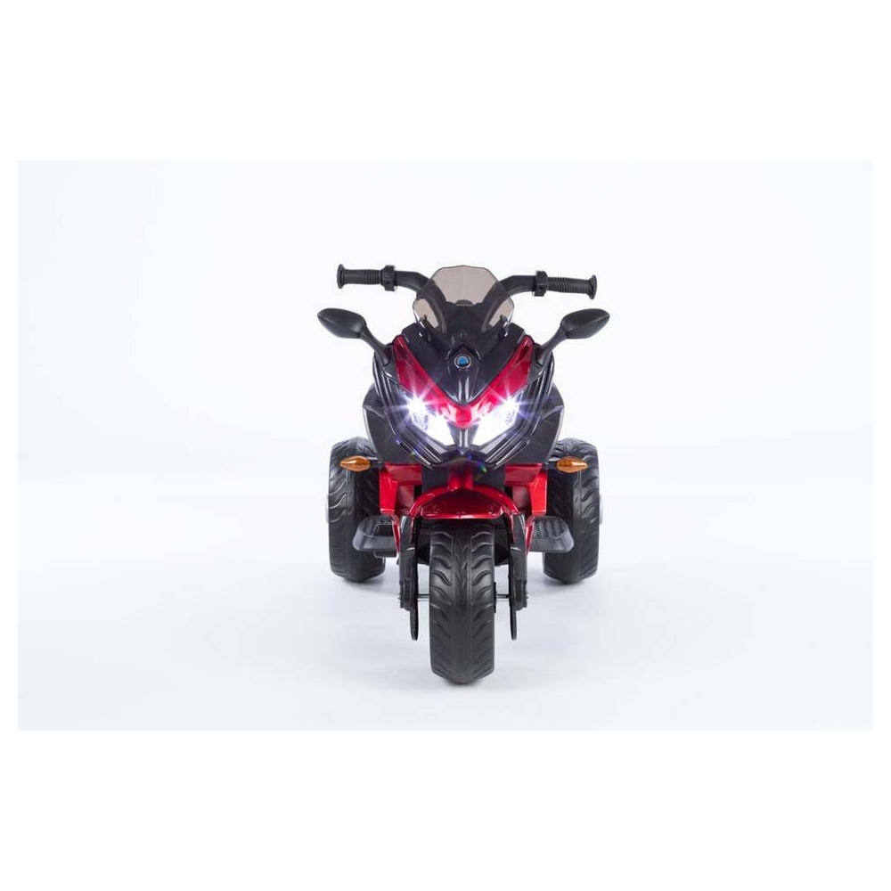 Battery Motorbike  - 12V  - lacquered - 5188 - wheels EVA - RED