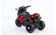 Battery Motorbike  - 12V  - lacquered - 5188 - wheels EVA - RED