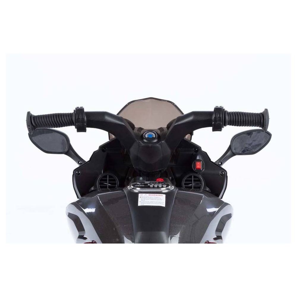 Battery Motorbike  - 12V  - lacquered - 5188 - wheels EVA - RED