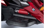 Battery Motorbike  - 12V  - lacquered - 5188 - wheels EVA - RED