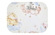 Sauskelnės - 24847 - FLANNEL PRINT - EGA - SLEIPING ANIMALS - dydis 70x80 cm