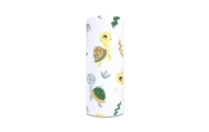 Diaper - 27749 - FLANNEL PRINT - EGA - TURTLE - YELLOW / GREEN - size 70x80 cm