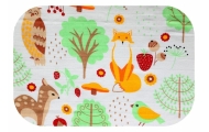 Diaper - 25813- TETRA PRINT - EGA - LUX - SARNA W LESIE  - size 70x80 cm