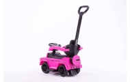 Paspiriama mašinėlė - 653 - guminiai ratlankiai - eko oda - MERCEDES G350D - PINK