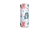Diaper - 27336 - TETRA PRINT - EGA - ZWIERZĘTA LEŚNE - GREEN - size 70x80 cm