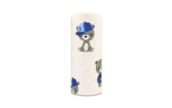 Diaper - 28616 - TETRA PRINT - EGA - BEAR in HAT - ECRU  - size 70x80 cm