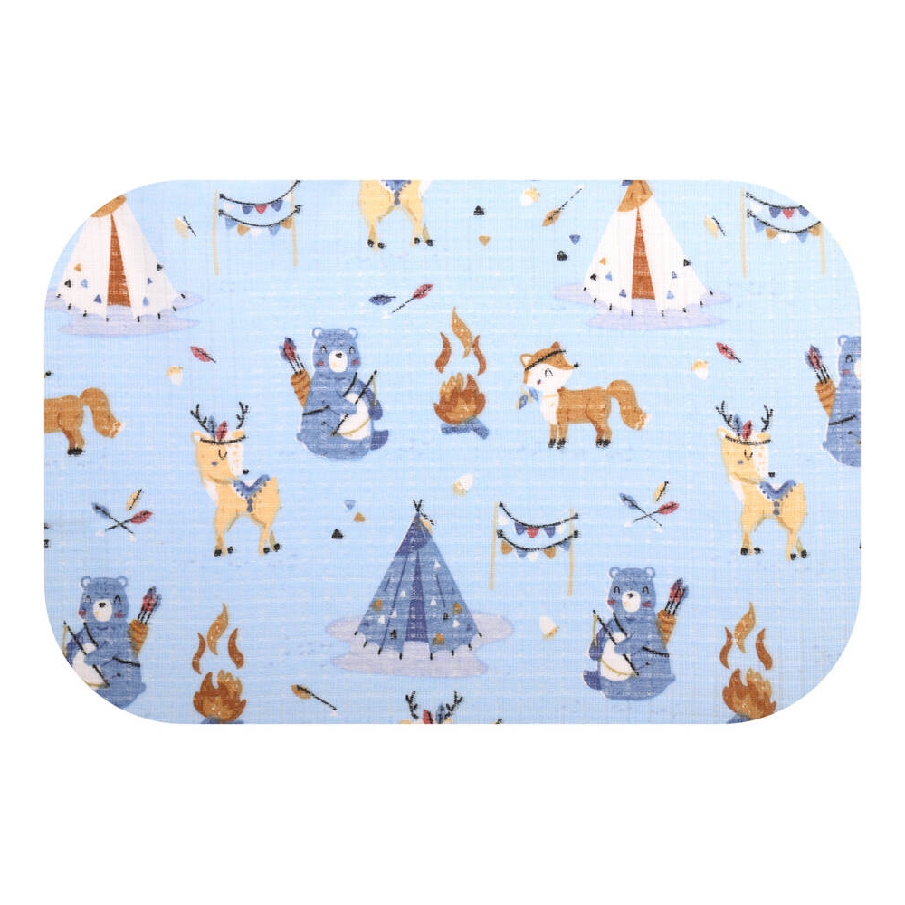 Sauskelnės - 28609 - TETRA PRINT - EGA - INDIAN CAMP - BLUE - dydis 70x80 cm