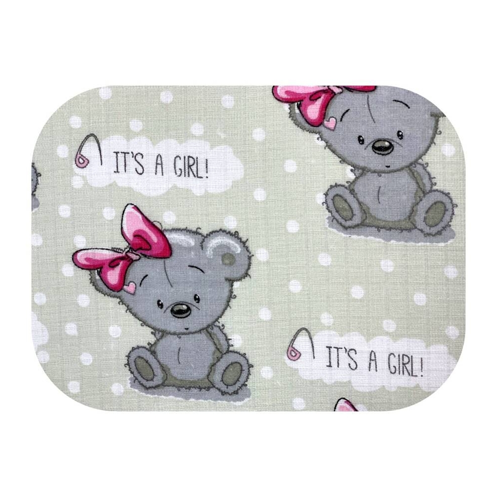 Sauskelnės - 19935 - TETRA PRINT - EGA - GIRL - GREY - dydis 70x80 cm