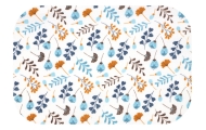Diaper - 27633 - FLANNEL PRINT - EGA - LETNIA ŁĄKA - BLUE - size 70x80 cm