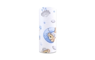Sauskelnės - 28432 - FLANELINIS PRINTAS - EGA -KOALA Mėnulyje - MĖLYNA - dydis 70x80 cm