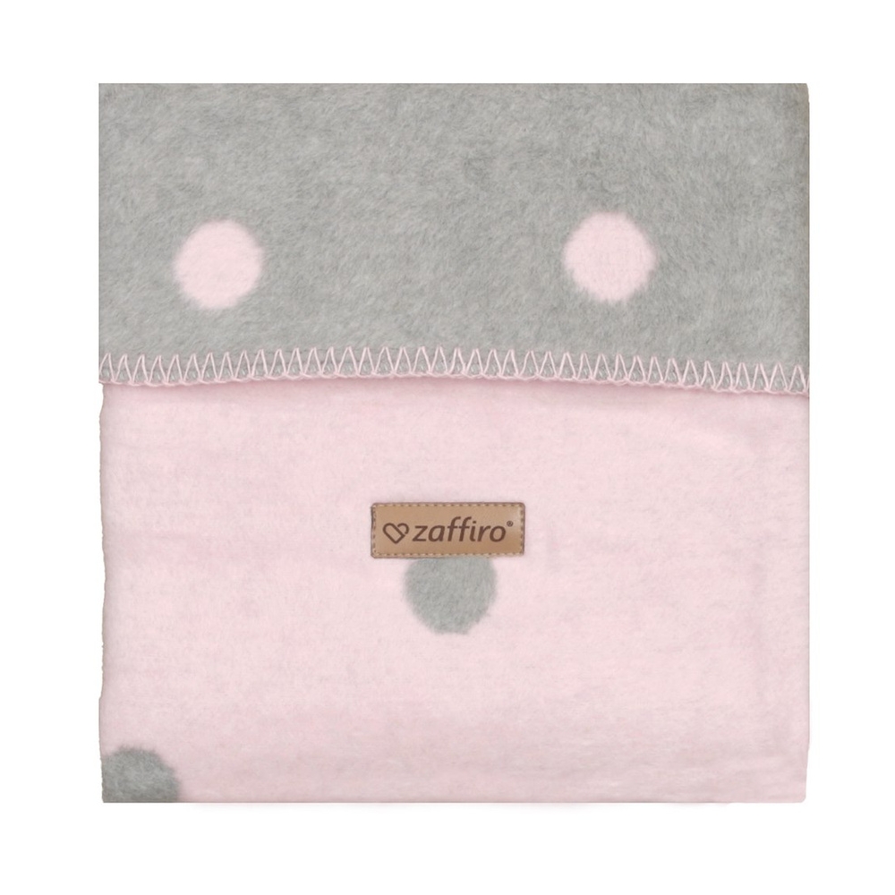 Cotton blanket Bari 75x100cm baby pink