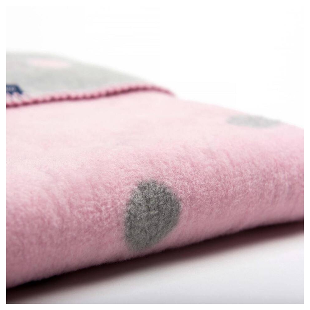 Cotton blanket Bari 75x100cm baby pink