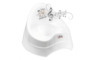 Potty & Music - ZEBRA - WHITE