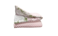 Antklodė - 664- su užpildu - MINKY / MIEŽINĖ - dydis 75x90 - PINK