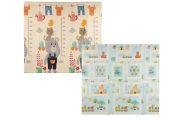 Playground mat two-sided -  FOLDING - 7726  - PLAY & EDU  - BEAR & ROAD -  size: 180x200  cm