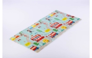 Playground mat two-sided -  FOLDING - 7702  - PLAY & EDU  - RIDE & FLY -  size: 180x200  cm