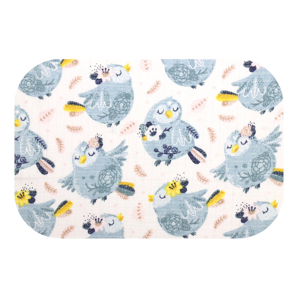 Sauskelnės - 12462 - TETRA PRINT - EGA - DOVE - BLUE - dydis 70x80 cm