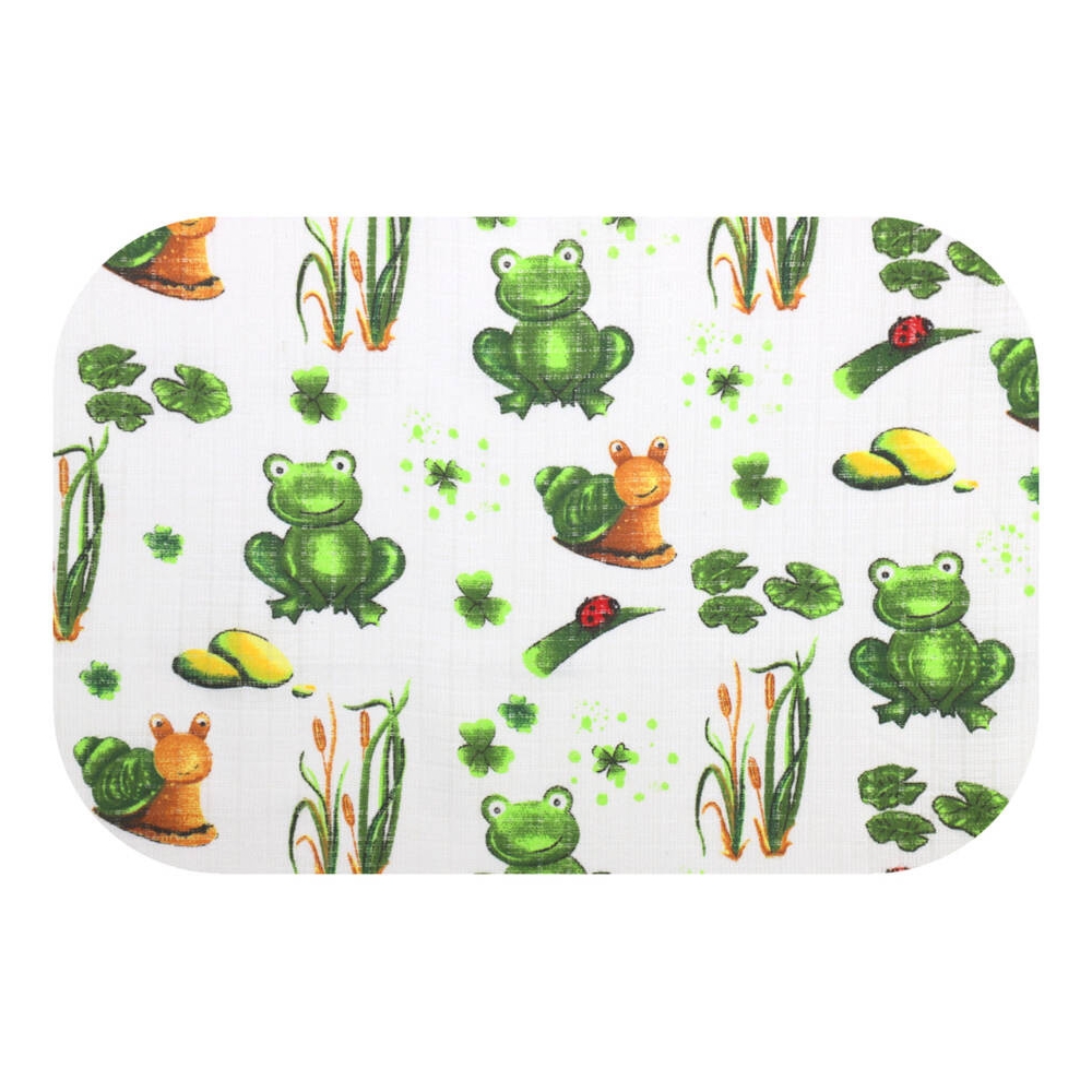 Sauskelnės - 12455 - TETRA PRINT - EGA - FROGS - GREEN - dydis 70x80 cm