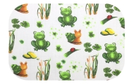 Sauskelnės - 12455 - TETRA PRINT - EGA - FROGS - GREEN - dydis 70x80 cm