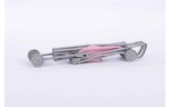 Stroller for Doll - 9302  - LILY - SWEET PINK and GREY
