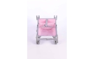 Stroller for Doll - 9302  - LILY - SWEET PINK and GREY