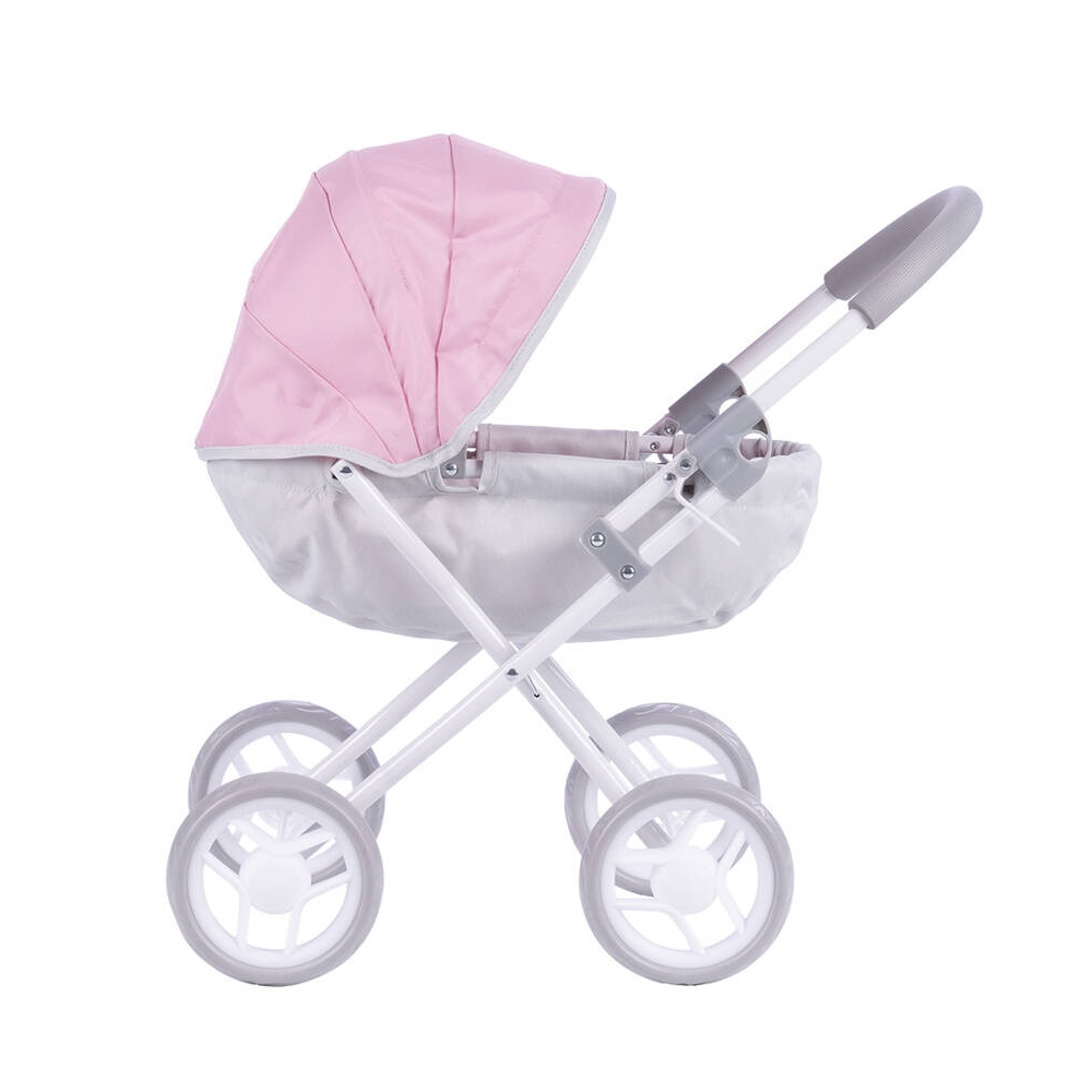 Pram for Doll  - 9325 - SUSIE - SWEET PINK and GREY