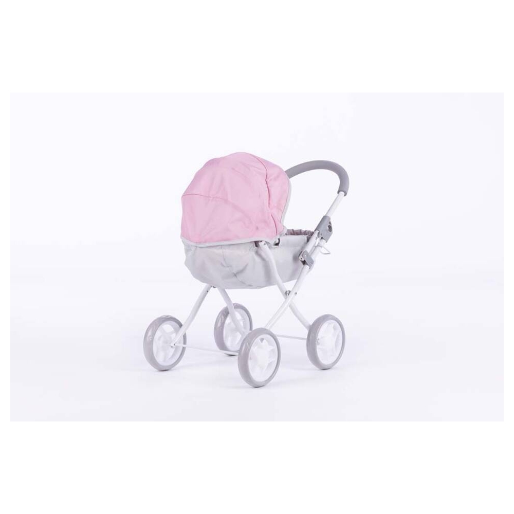 Lėlių vežimėlis - 9325 - SUSIE - SWEET PINK AND GREY