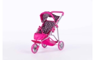 Lėlės vežimėlis - 9326 - KATE - BLACK & PINK