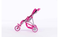 Lėlės vežimėlis - 9326 - KATE - BLACK & PINK