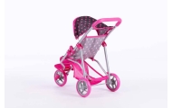 Lėlės vežimėlis - 9326 - KATE - BLACK & PINK